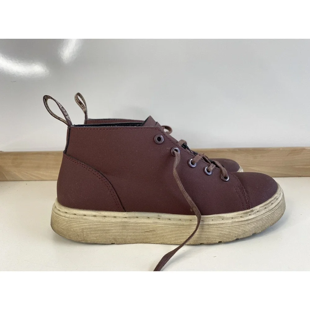 Dr Doc Martens Leather Chukka Boots Baynes‎ Ajax Oxblood Shoes / US 8 EU 39